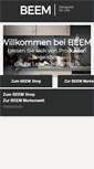 Mobile Screenshot of beem.de